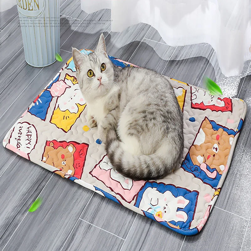 Thicken Cotton Sleeping Mat For Small Large Dogs Cats Pet Mat Cat Bed Dog Blanket For Puppy Kitten Pet Supplies S/M/L/XL/XXL