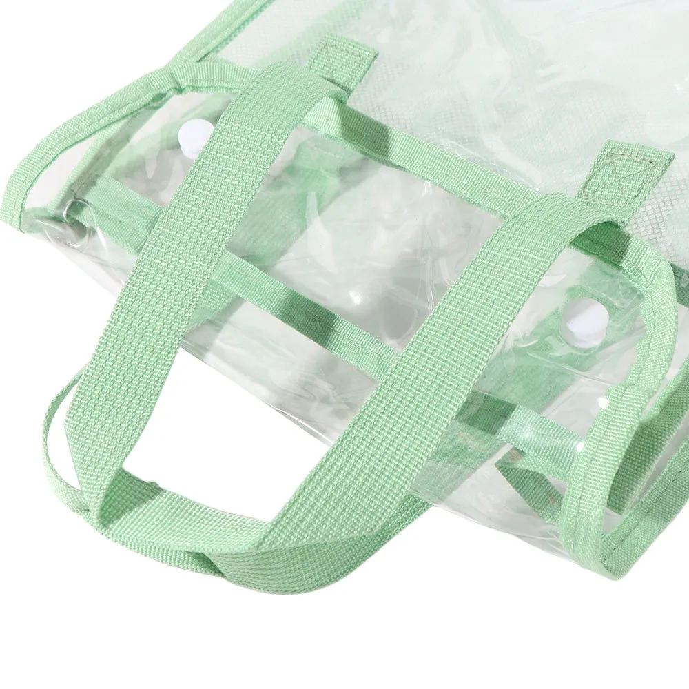 سعة كبيرة أوراق الاختبار حقيبة التخزين شفافة بولي كلوريد الفينيل شفافة حقيبة الامتحان اللوازم المكتبية دائم حقيبة مستندات كيس التخزين #4