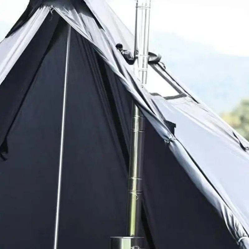 

7pack Stainless Steel Chimney Pipe for Outdoor Cooking Gear Camp Tent 4XBB