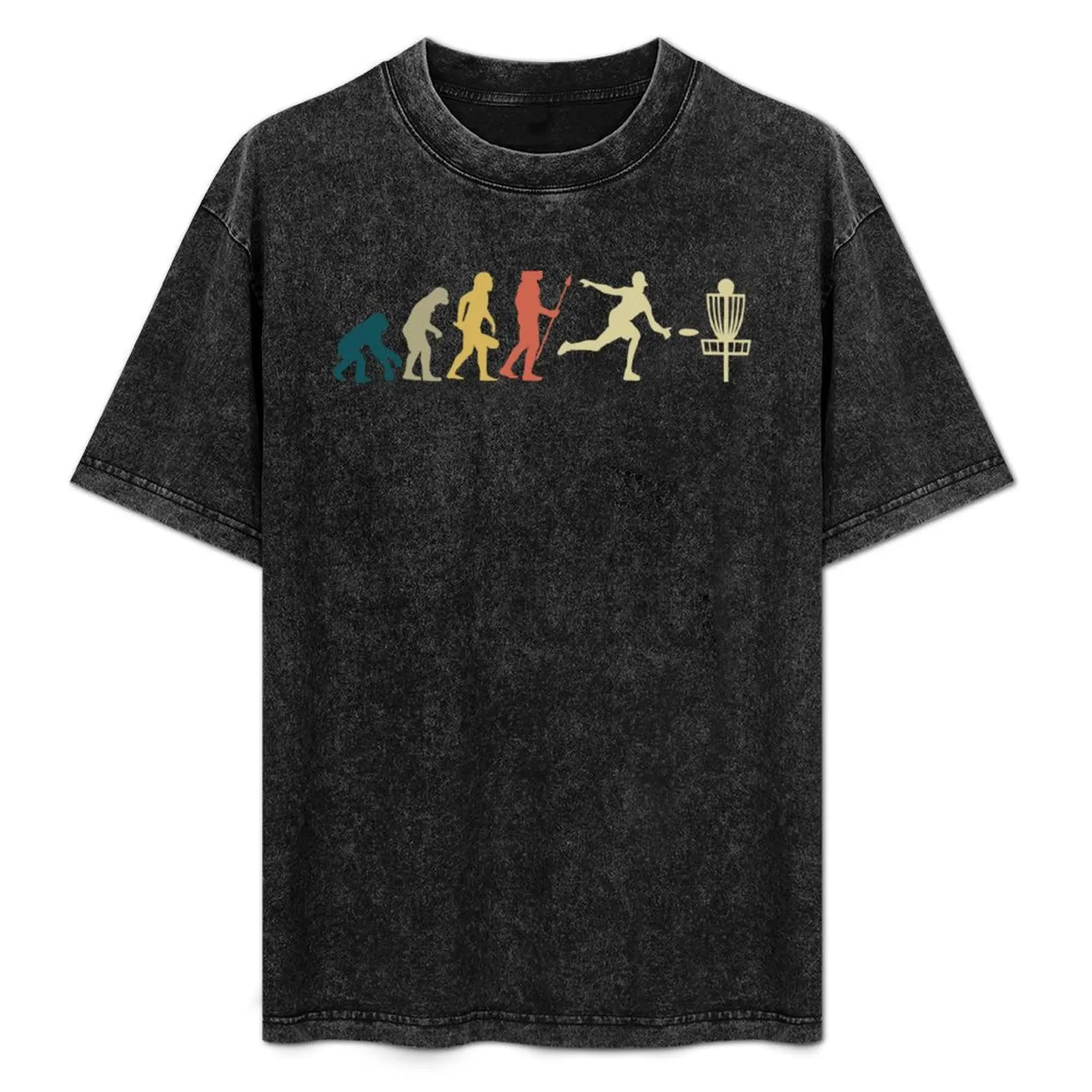 

Discgolfer Evolution Vintage - Funny Disc Golf T-Shirt Lightweight Running Sports T-Shirt