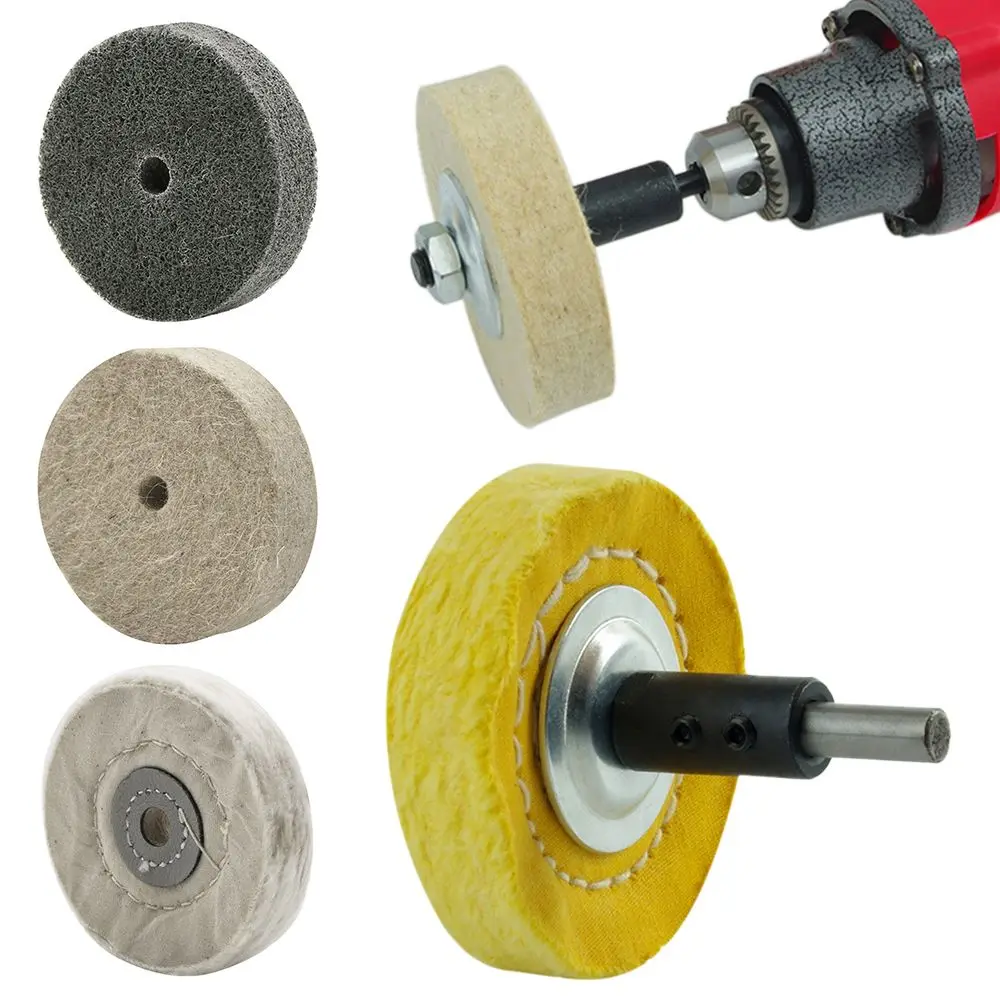 Power-operated Grinders Abrasive Disks Polishing Louver Nylon Fiber Flap Polishing Wheel Scouring Pads Grinding Disc