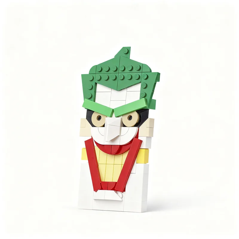 167PCS MOC City Technology Clown Villain Playing Card Model DIY Creative Ideas Toy Assembly Puzzle Gift Engineering Bricks