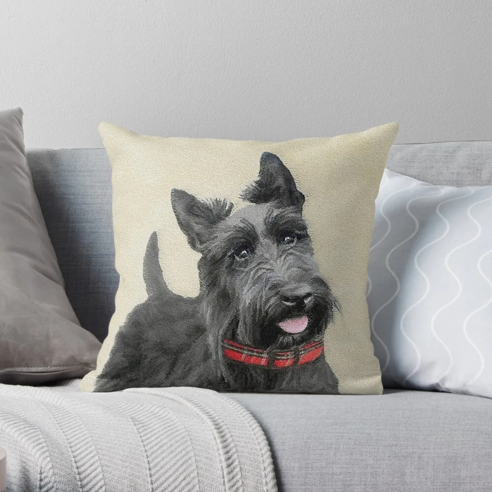 

Scottish Terrier Throw Pillow christmas throw pillows covers Pillow cases decorative