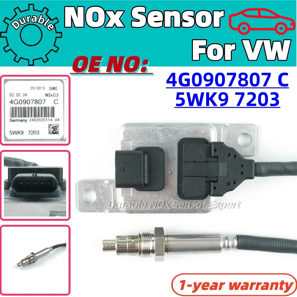 

Подходит для автомобильных датчиков Audi A6 A7, детали датчиков кислорода и азота 4G0907807C 5WK97203, трансграничный датчик кислорода и азота 4G0907807 C