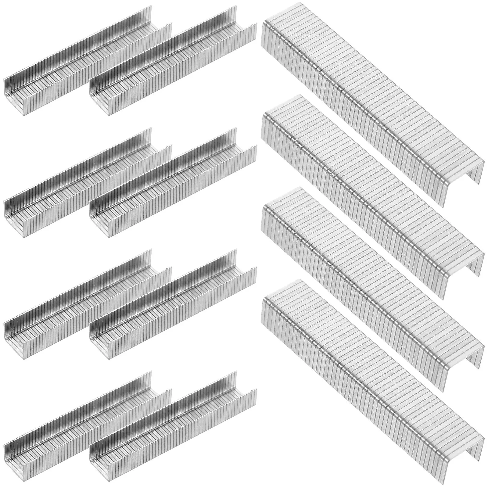 1000Pcs Pneumatic Staple Gun Staples Narrow Crown Flat Type Metal Staples for Woodworking Tools Repair Brad Nails