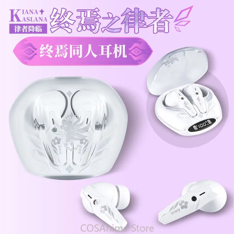

Kiana Herrscher of Finality Honkai Impact 3 With Hints Voice Android General Ear Clip Type Wireless Bluetooth Earphones Gift