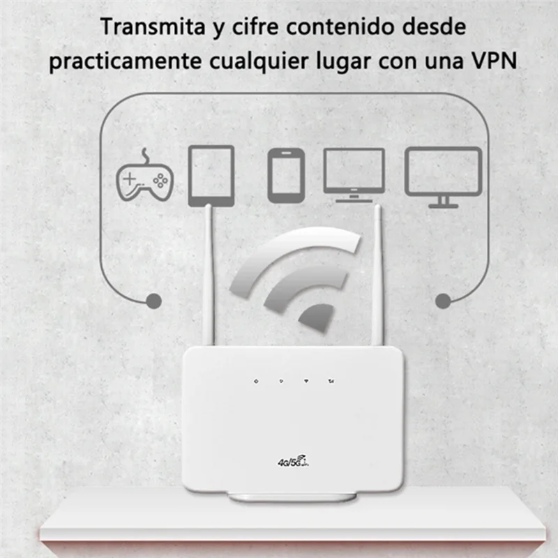 4G Wireless Router 300Mbps 4G LTE CPE Router Modem External Antenna With Sim Card Slot Internet Connection EU Plug-AU47