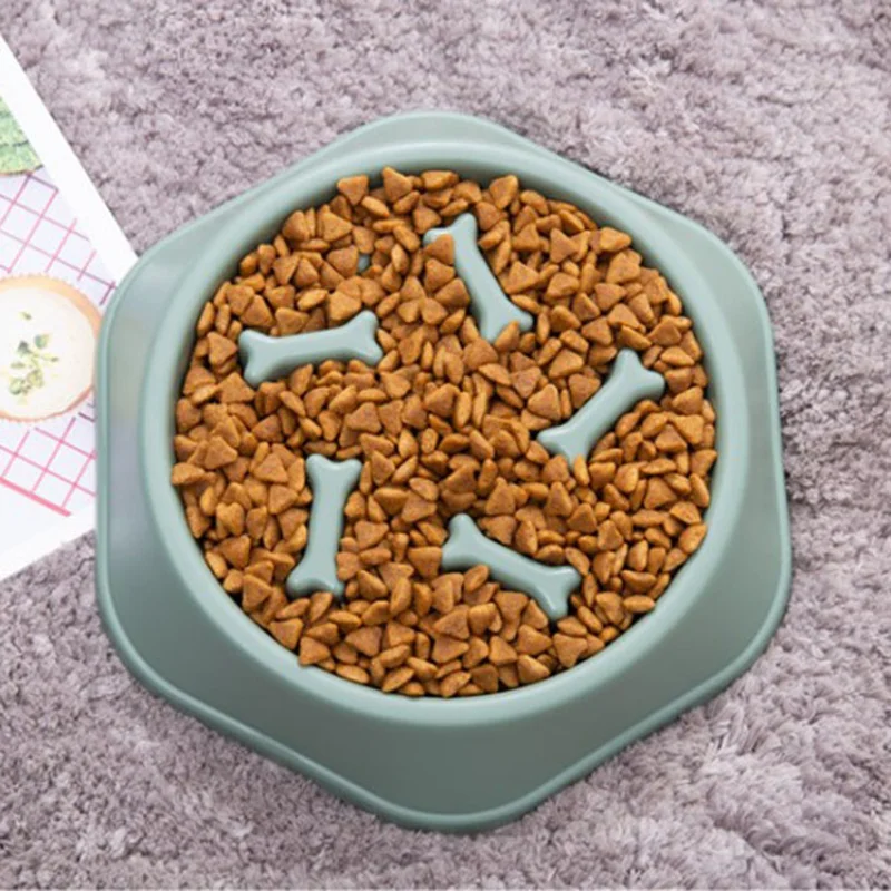 Wholesale Anti Chocking Dog Bowl Factory Manufacture Slower Feeder Dog Bowl High Quality PP Anxiety Relief Pet Feeding Food Bowl