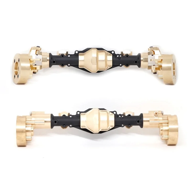 For YiKong YK4082 YK4083 Absima Yucatan CR1.8 Brass Front and Rear Portal Axle Housing 1/8 RC Crawler Car Upgrade Parts