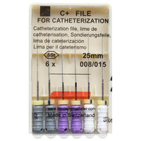 6pcs/Pack 21/25/31mm Dental C+ FILE For Catheterization Endo Root Canal Files SSt Hand Use Endodontic Dentistry Lab Instrument
