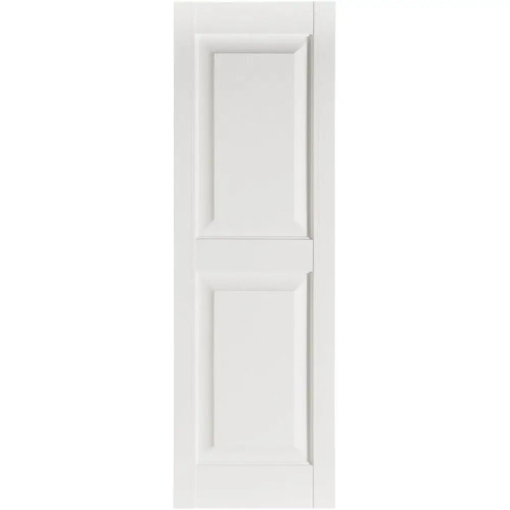 

Raised Panel Decorative Exterior Shutter, 15 x 71, White