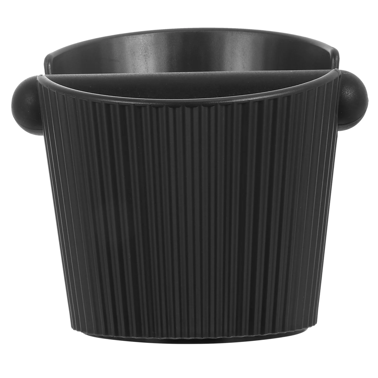 

1Pcs Coffee Grounds Bucket Black Premium Material Knock Box Stable Non-Slip Design for Cafe Restaurant Home Coffee Maker