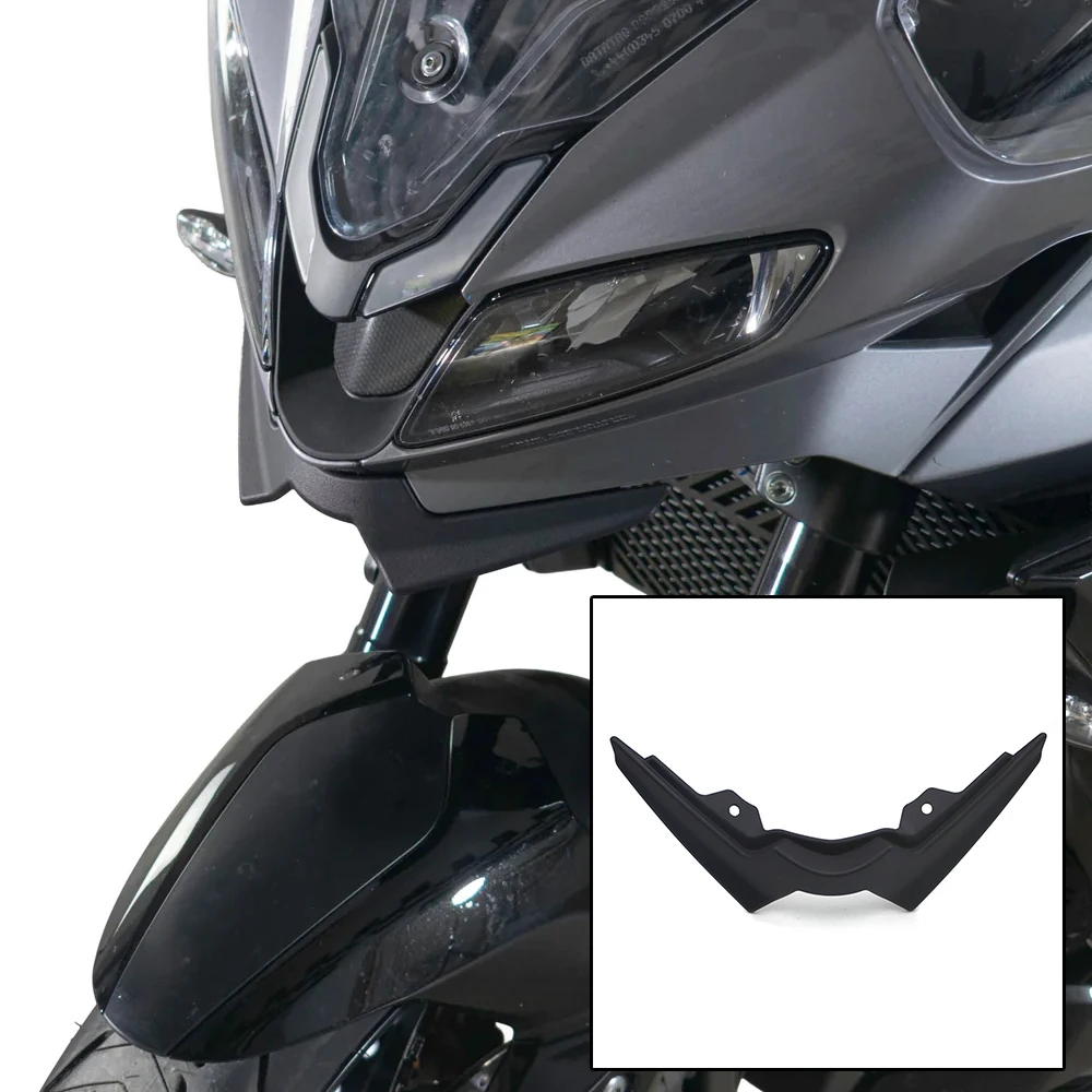 For Tiger Sport 800 660 TIGER800 Sport Front Fender Mudguard Beak Lip Nose Cone Extension Cover Extender Spoilers Tiger660 2022-