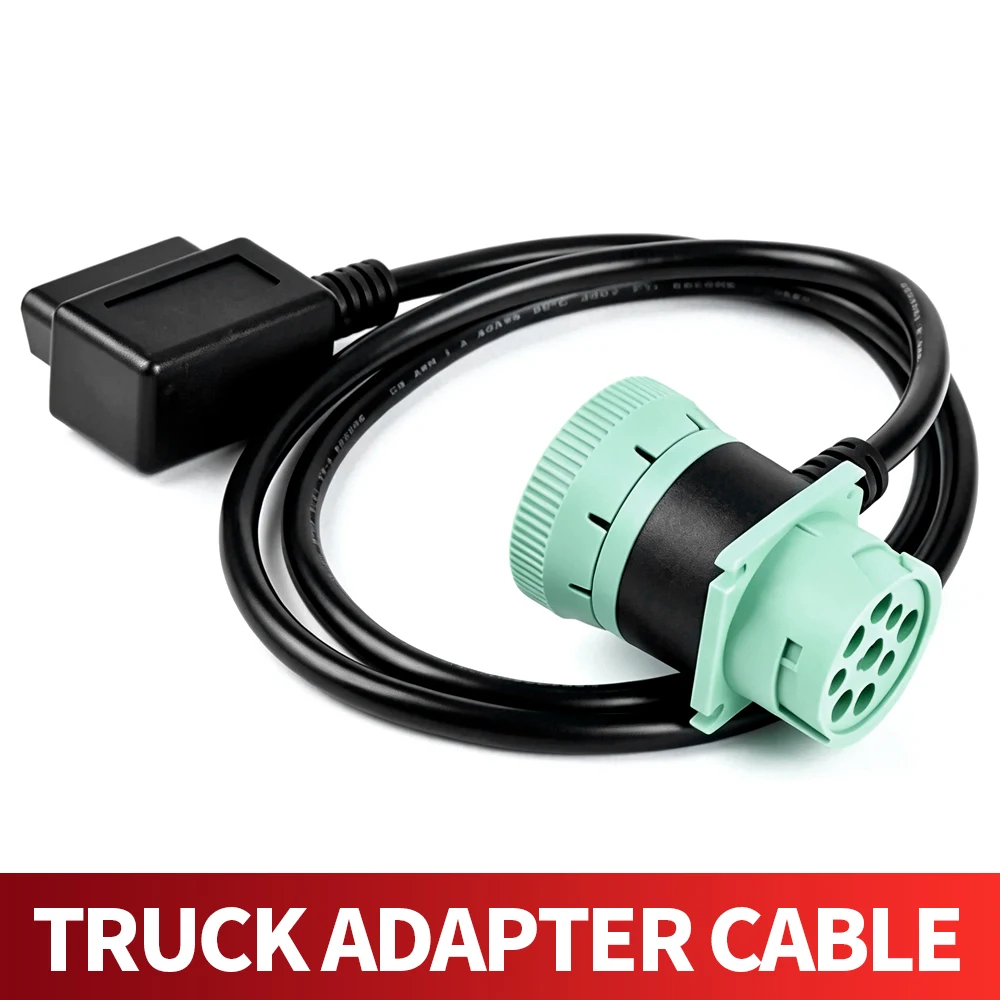 For Truck Splitter Diagnostic Adapter Conversion Cable J1962 to 9Pin Deutsch J1939 Cable and J1708 To OBD 1 To 2 Conversion Wire