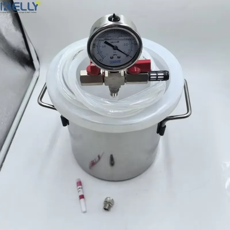 20L Double Jacketed Vacuum Defoaming Barrel Stainless Steel 304 Liquid