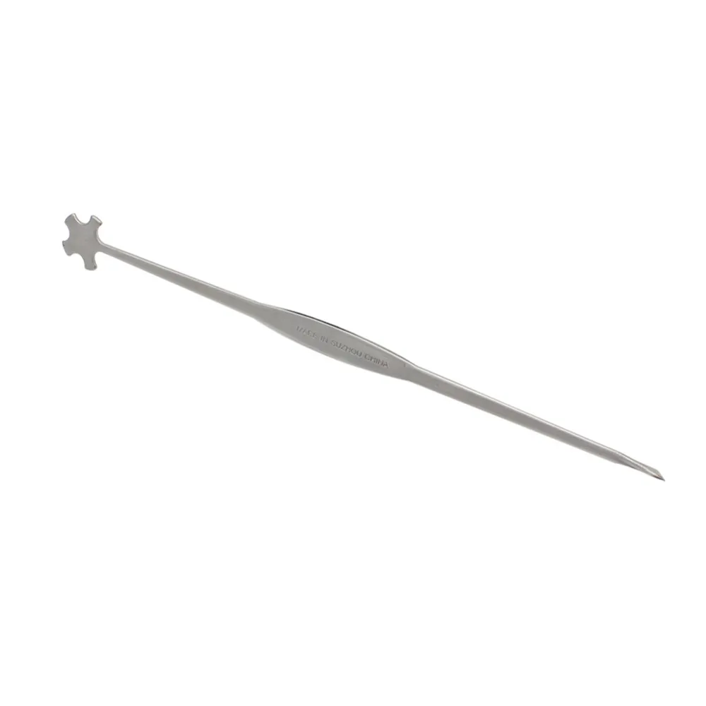 ​Stainless Steel Violin Sound Post Setter​ ​Straight Style​ ​Durable Construction​ ​S Style Sound Post Hook Bendable