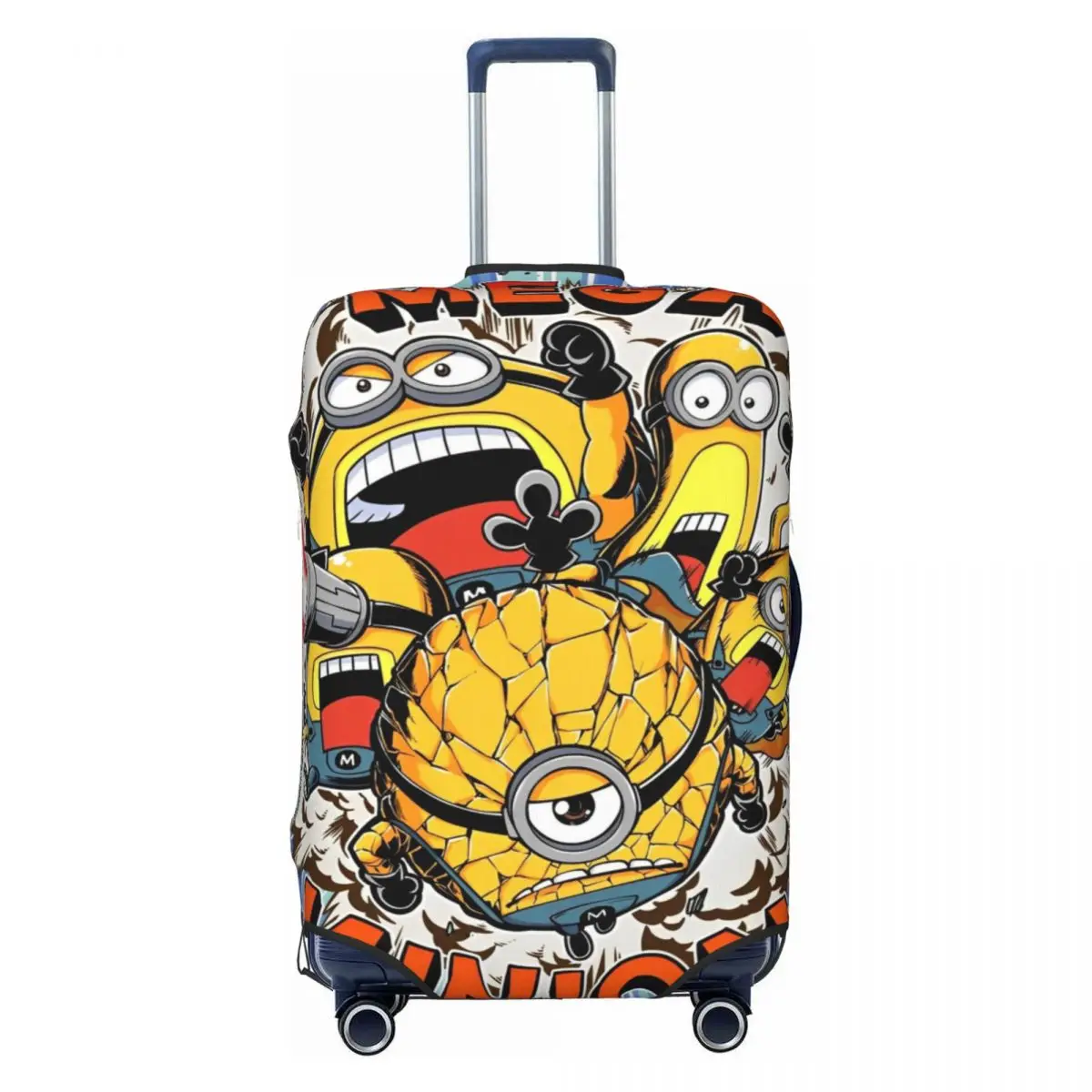 Mega Minions Suitcase Cover Holiday Cruise Trip Useful Luggage Case Protection