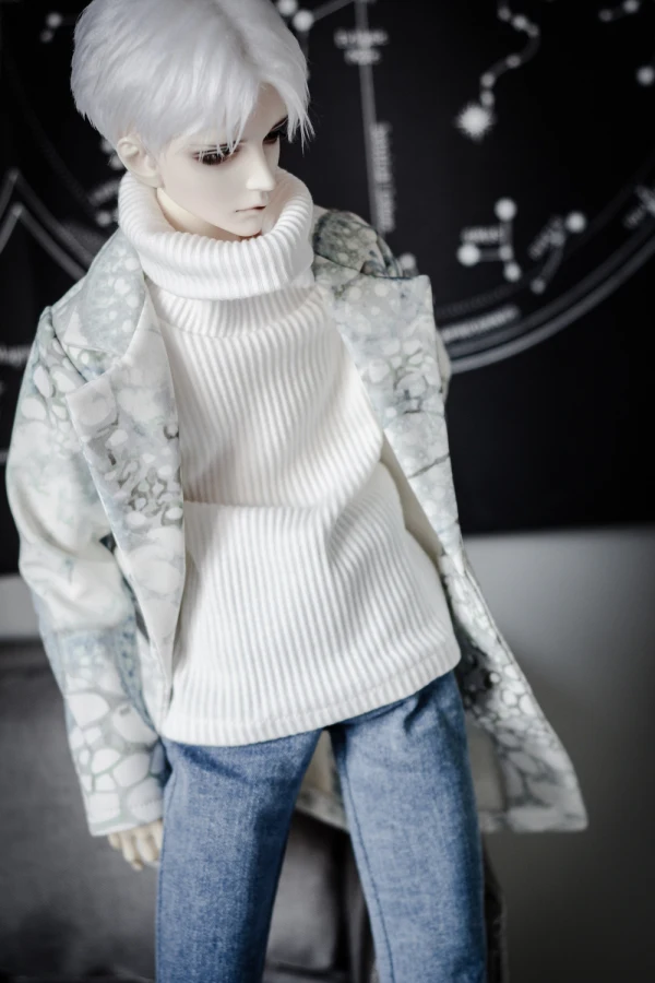 เสื้อตุ๊กตา BJD เสื้อโค้ทตัวชุดเสื้อผ้าตุ๊กตาสีเขียวสีขาวสำหรับ SD10 1/3 BJD SD DD SD13ลุง POPO68 ssdf อุปกรณ์ตกแต่งตุ๊กตา