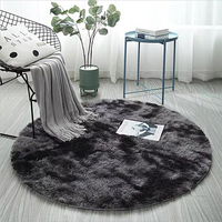 100/120cm Fluffy Round Rug For Living Room Sofa Area Super Soft Shaggy Bedroom Carpet Kids Room Nursery Non-Slip Home Decor Mat