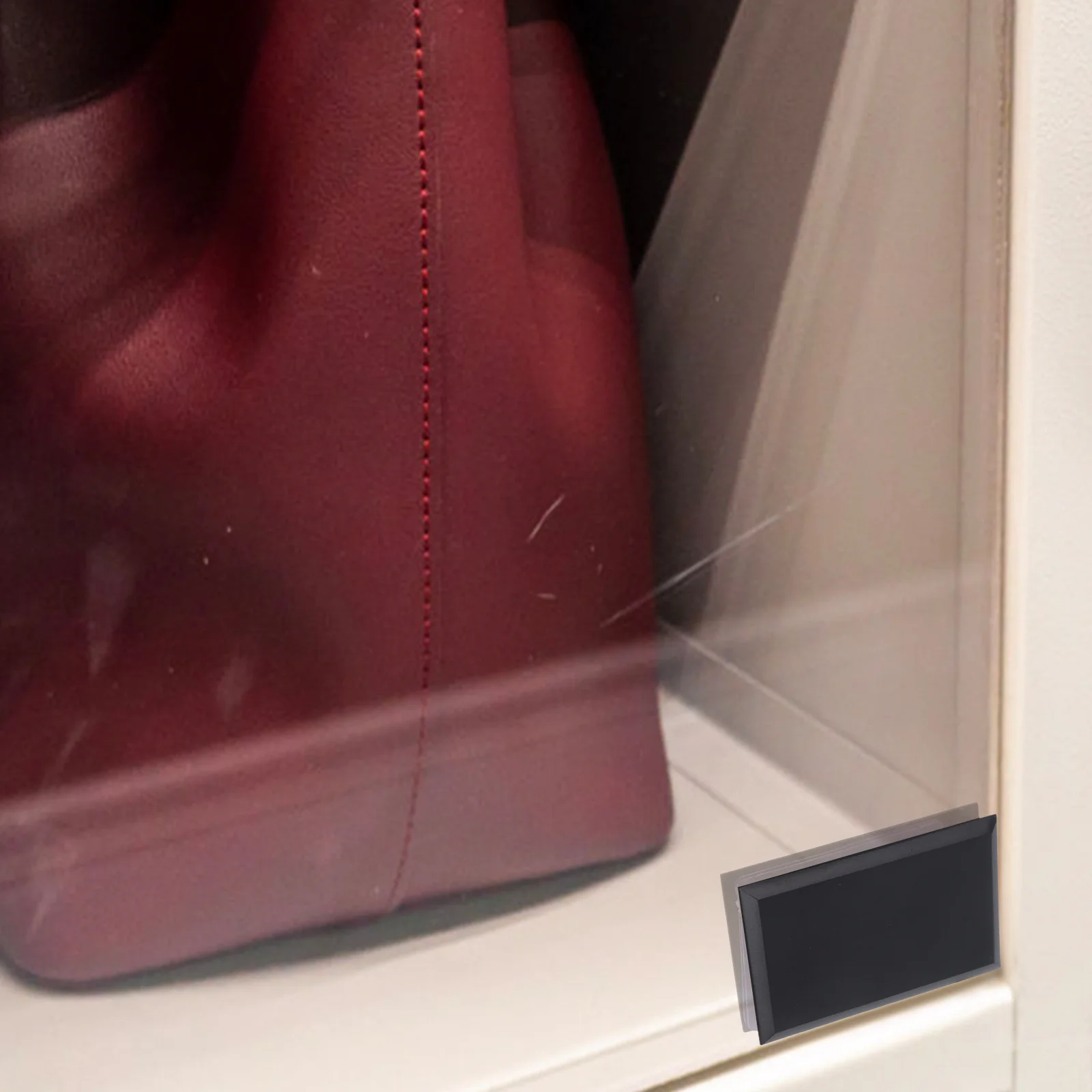 

2Pcs Heavy Duty Frameless Glass Door Hinges Black Matte Pivot Clamp Smooth Operation Durable Zinc Alloy for Cabinets