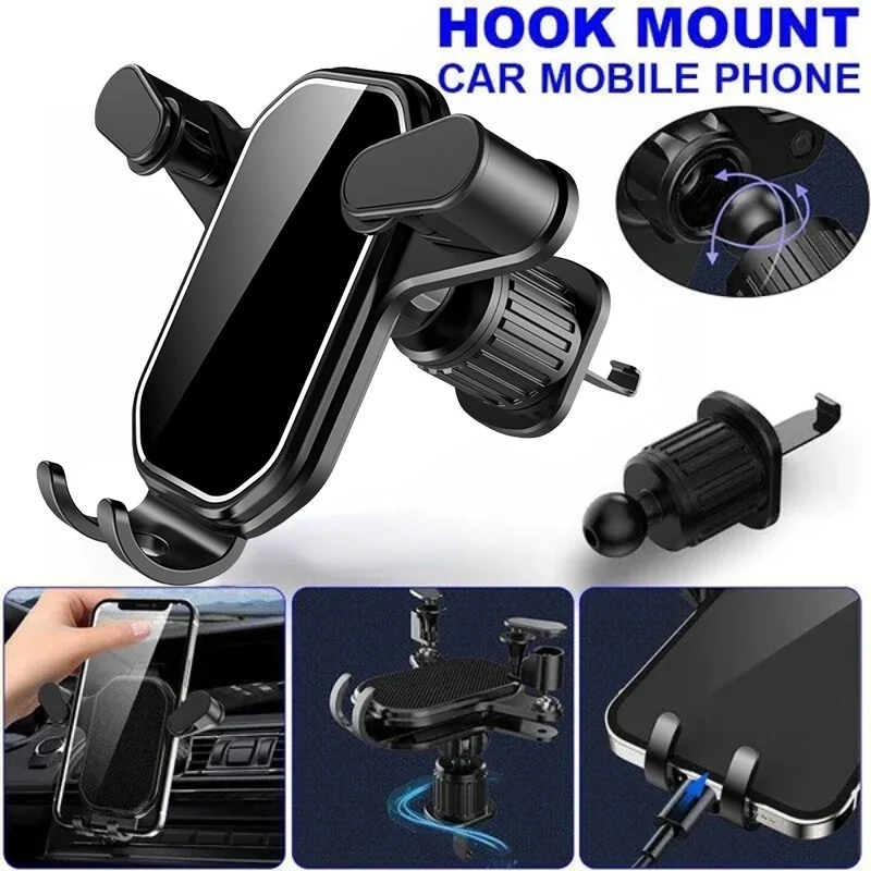 Universal Gravity Car Cell Phone Holder For SAAB SCANIA 9-3 93 9-5 9 3 9000 9 5 GPS Stand Air Vent Clip Mount Accessories