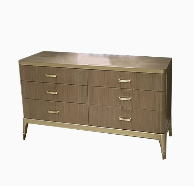 

Simple solid wood six drawer cabinet porch cabinet sideboard multifunctional master bedroom locker