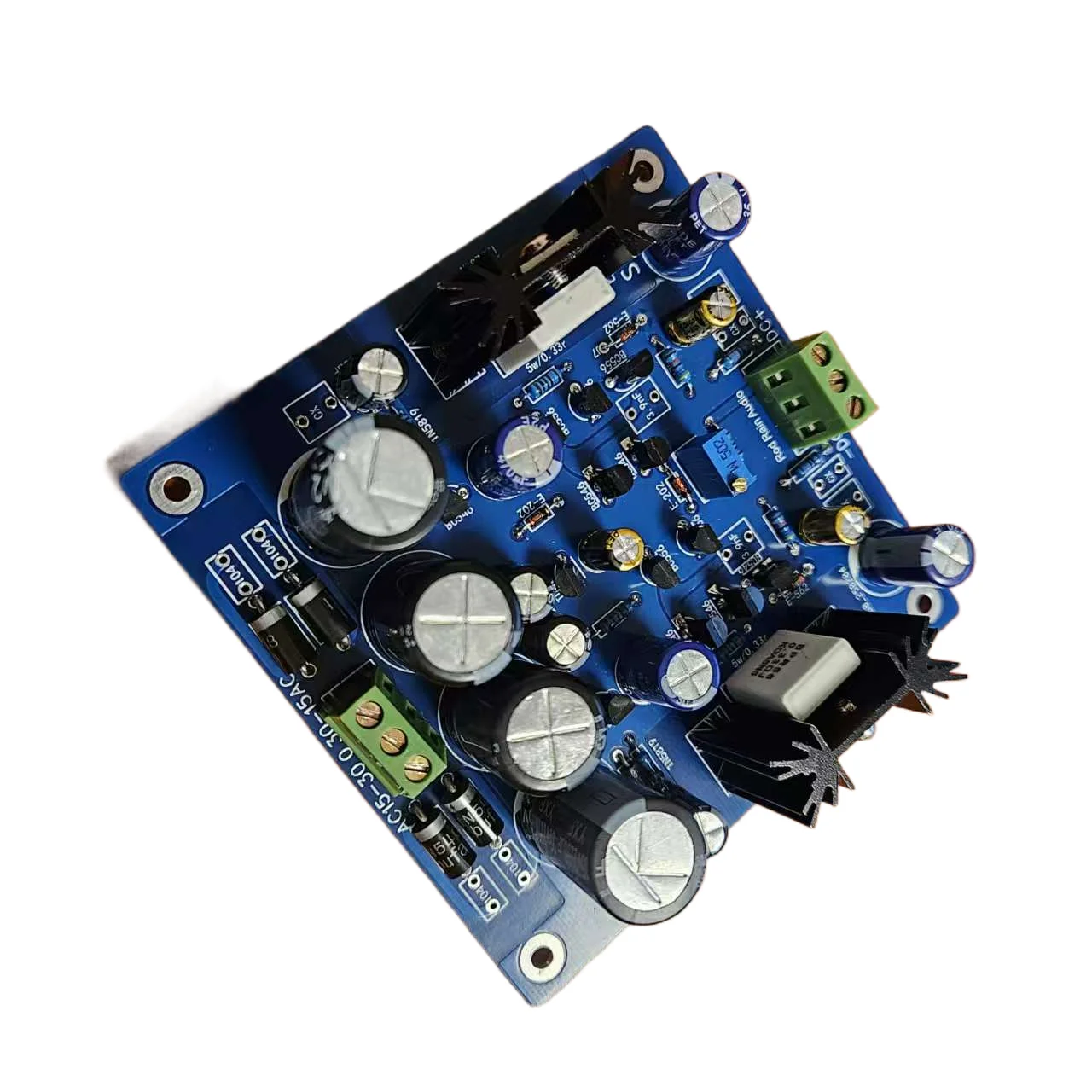 Sigma22 fever ultra-low uV noise field transistor discrete component DC voltage regulator positive and negative servo power boar