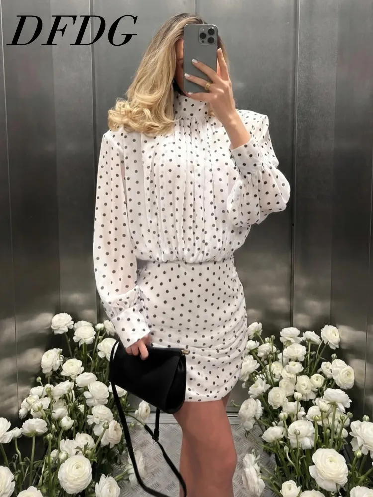 

DFDG Women 2026 Summer Two Piece Outfit Square Neck Slim Top Ruched Detail High Waist Bodycon Mini Skirt Set Sexy Party Set