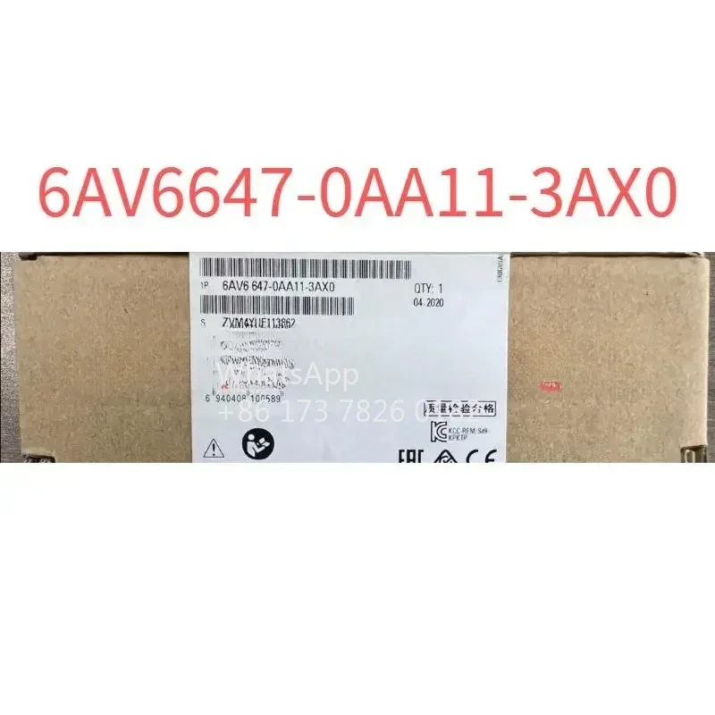 6AV6647-0AA11-3AX0 6AV6647 0AA11 3AX0 Novo módulo