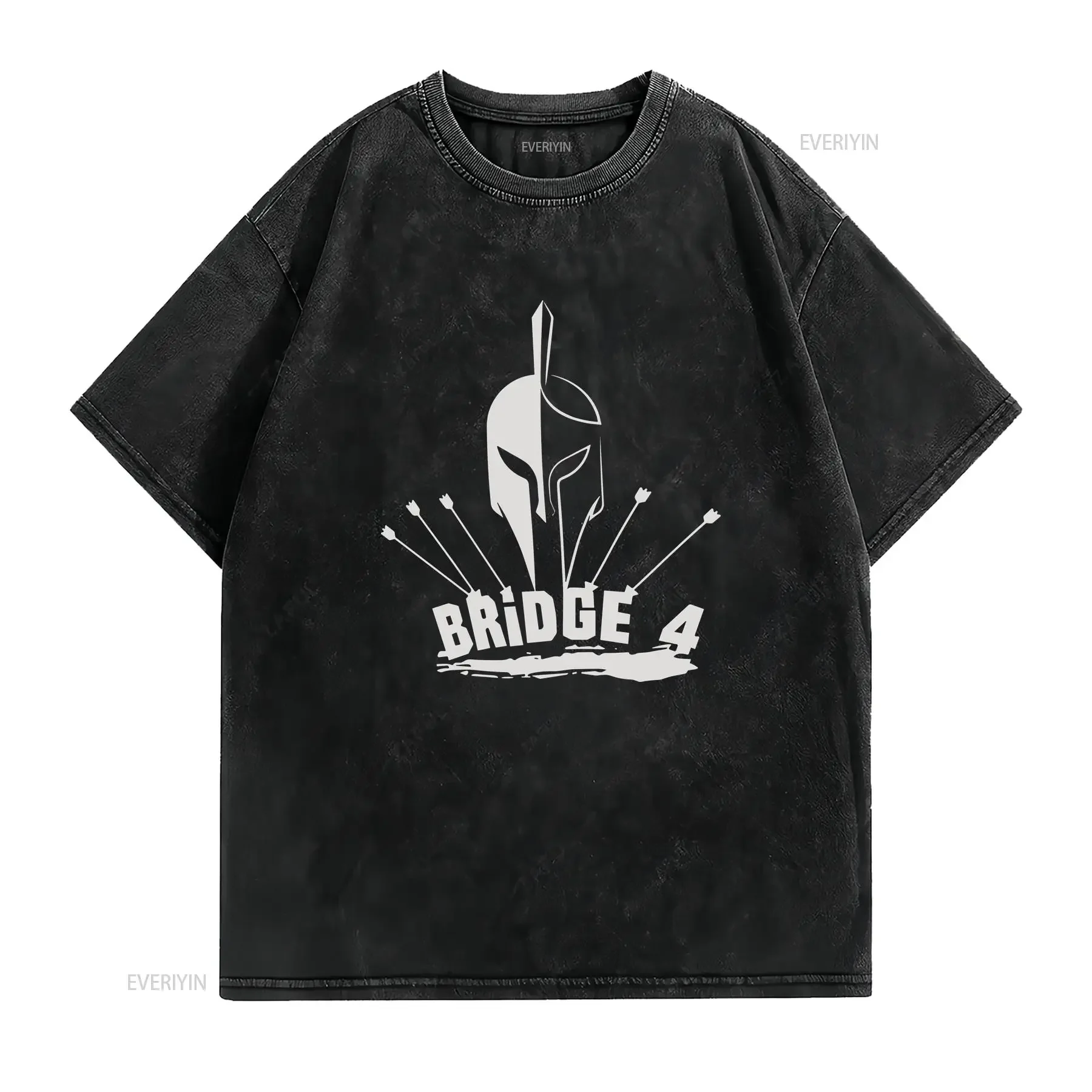 Bridge 4 Way of Kings Kaladin Stormblessed Brandon Sanderson T Shirt vintage Washed Top For Everyday Wear designer clothes