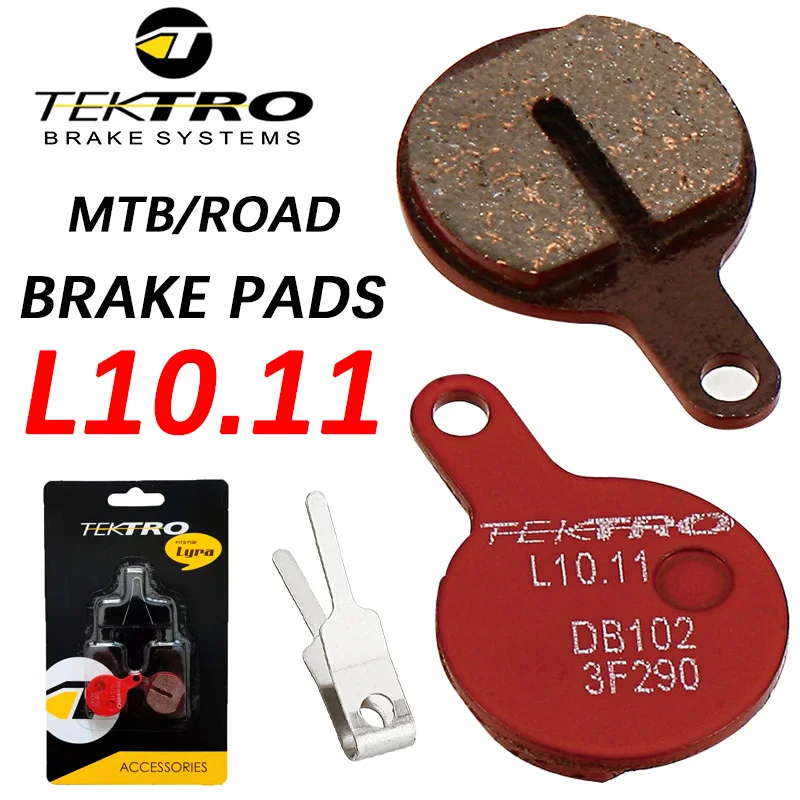 TEKTRO L10.11 Road Bike Disc Brake Pads MTB Bicycle Original Hydraulic Disc Brake Pad High-performance cermet composite material