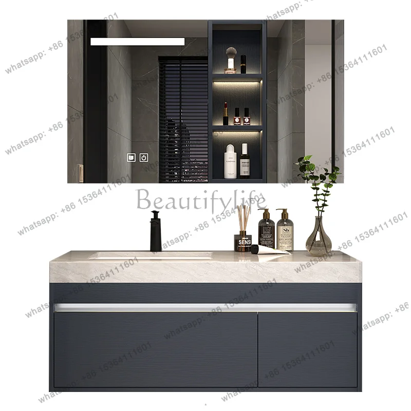 

Modern Light Luxury Bathroom Cabinet Decorations Wall Simple Living Room Cupboard