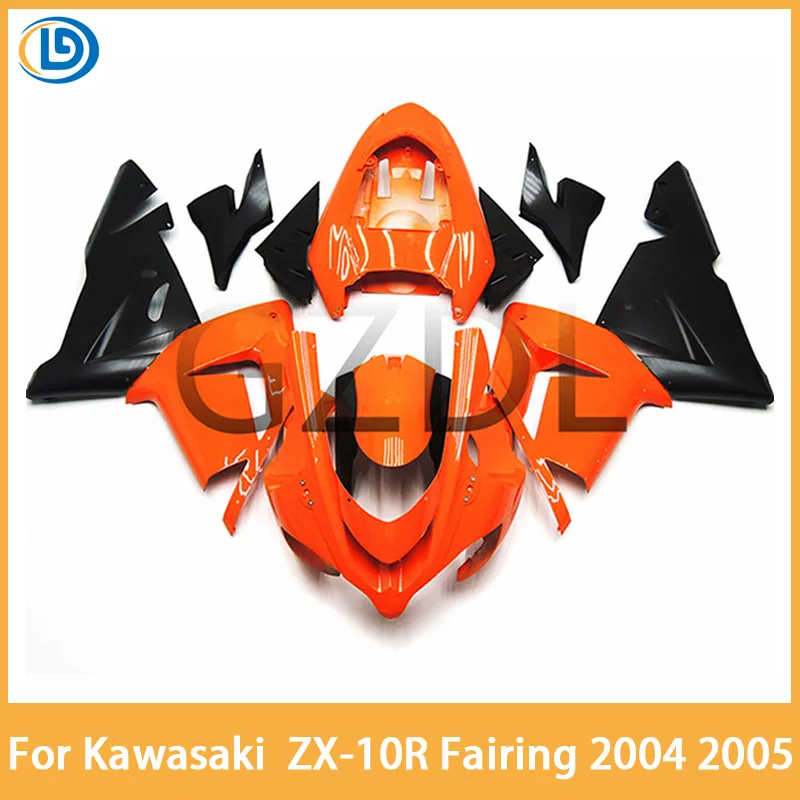 

For Kawasaki Ninja ZX10R ZX 10R ZX-10R 2004 2005 Motorcycle Fairing Kit ABS Plastic Injection Body Body kits Accessories zxmt