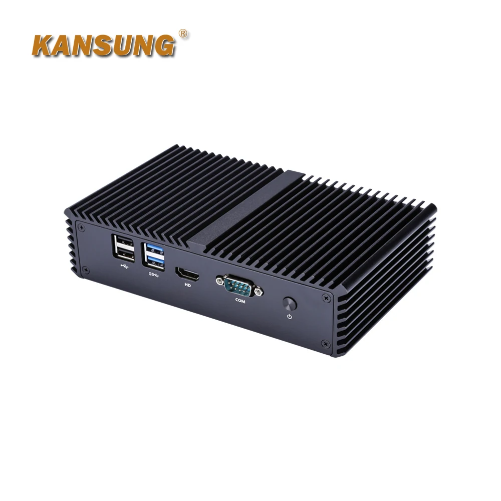 듀얼 코어 프로세서 미니 컴퓨터, DDR3 최대 8G HD 그래픽 5500, 4 LAN RS-232 COM 4 USB 팬리스 미니 PC, I3 5005U