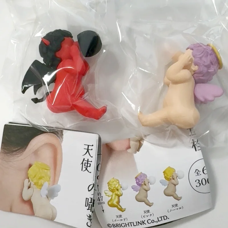 

В наличии Brightlink ангел дьявол шепот пятно японские милые наушники модная слепая коробка игрушка витое яйцо аксессуары для ушей праздничный подарок