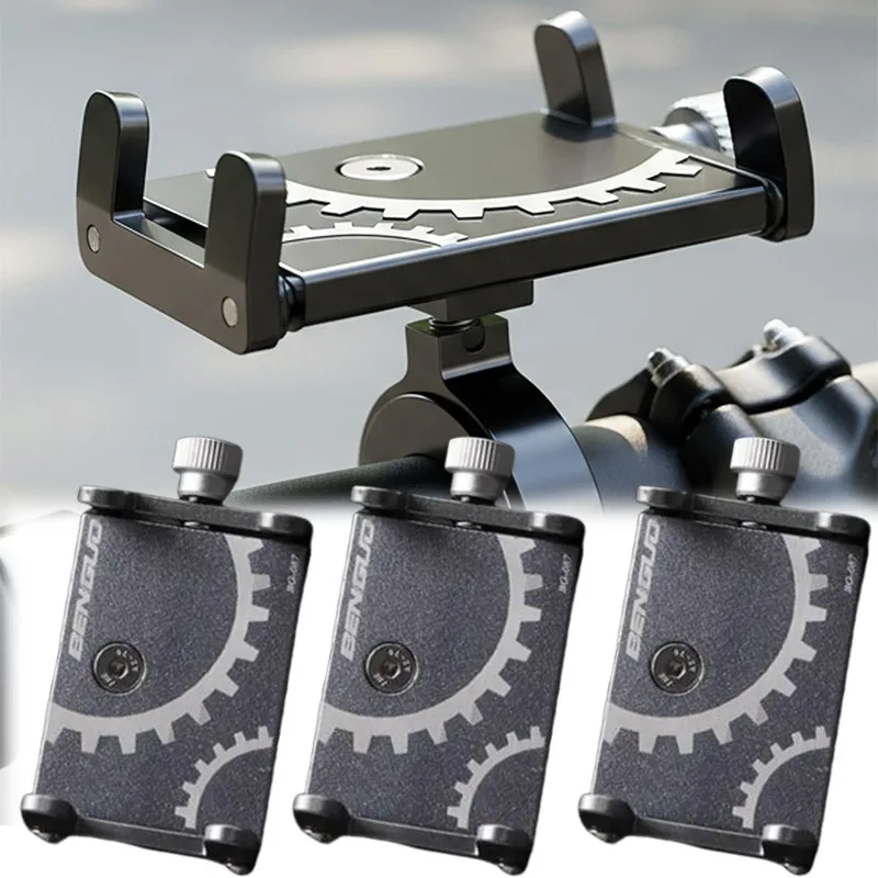 

Универсальный держатель для телефона на велосипеде для мотоцикла, крепление для мобильной ячейки, подставка для езды из алюминиевого сплава, кронштейн для руля велосипеда, противоскользящий зажим