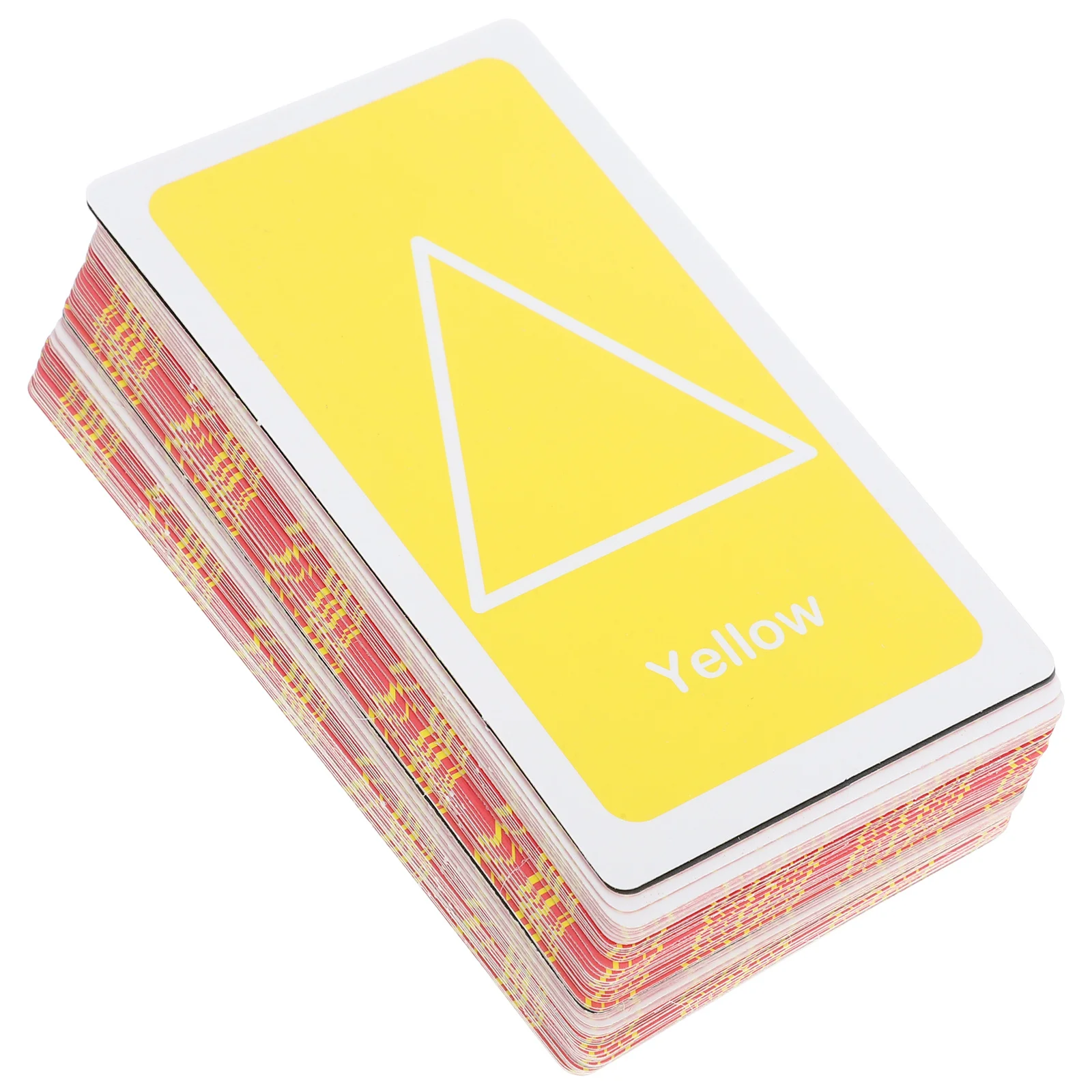 1 ensemble de cartes Flash en forme de couleur pour tout-petits, cartes d'apprentissage éducatives pour le développement de la Cognition des enfants, Alphabet anglais Portable