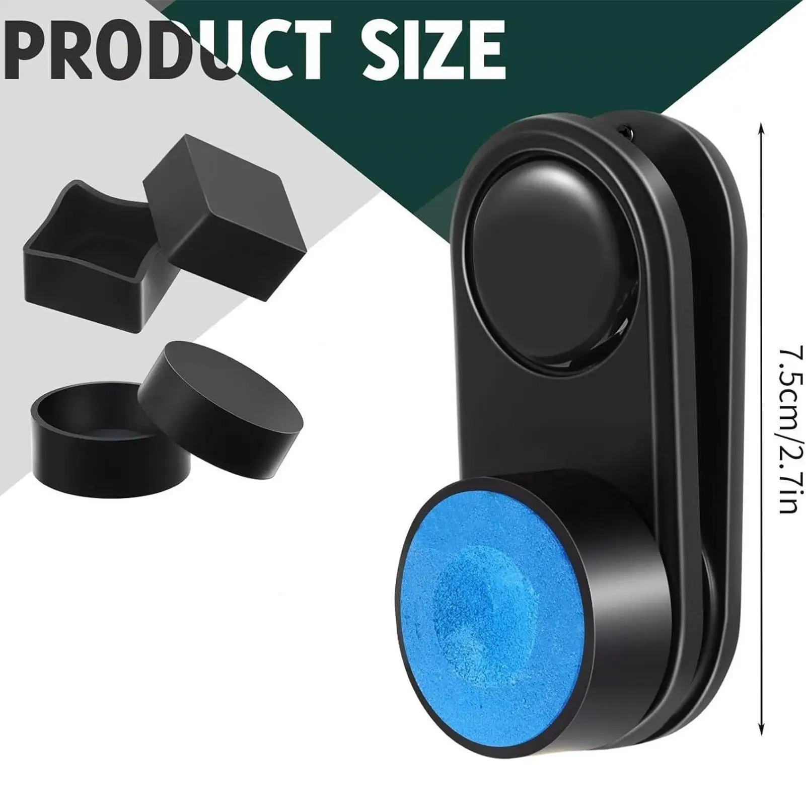 Porta gesso magnetico da biliardo per stecche da biliardo, gessi con presa forte per bar di casa e sala giochi, accessorio da biliardo regalo per giocatori