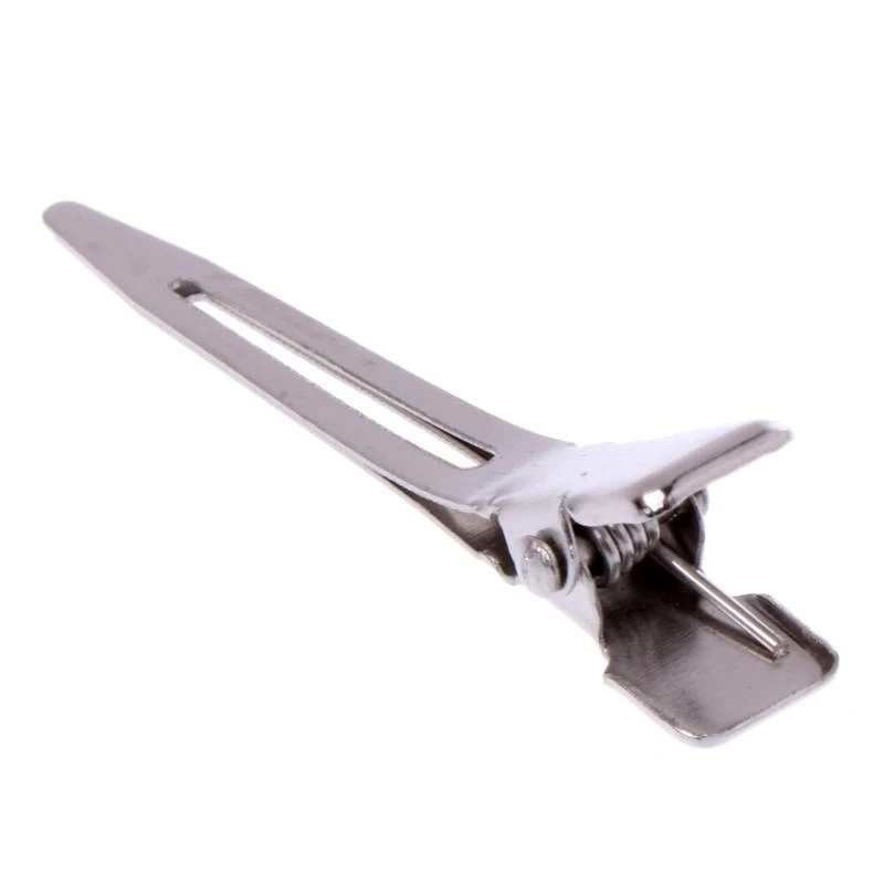 Q5WE Flat Mouth Square Clip Word Duckbill Clip Handmade Alloy Material Card