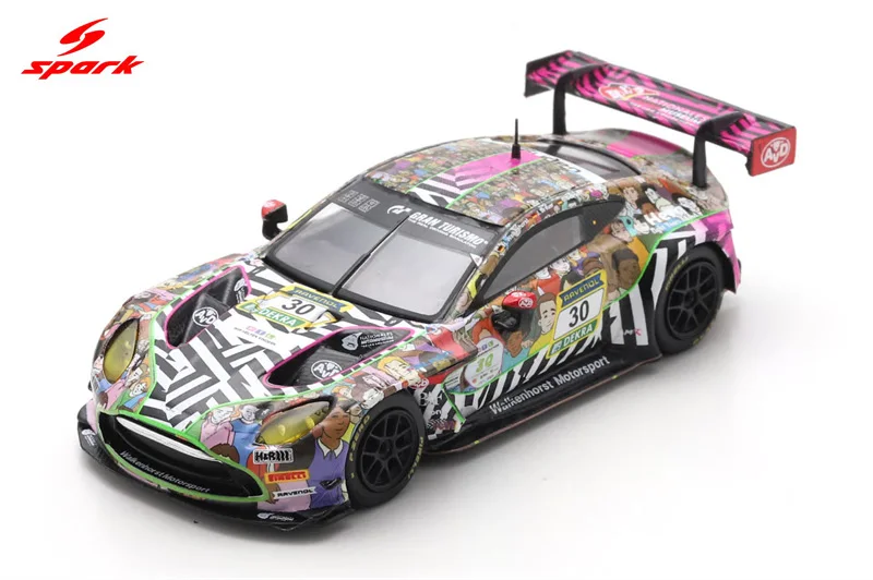 Spark 1:64 HAAS VF-25 GP 2025 / Deloitte Supra / LEON PYRAMID K2 / VANTAGE AMR GT3 EVO Diecast Model Car