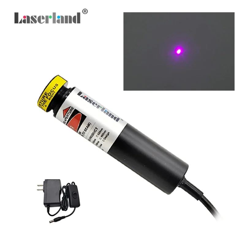 405nm 100mW 200mW Focusable Violet Blue Laser Dot Diode Module