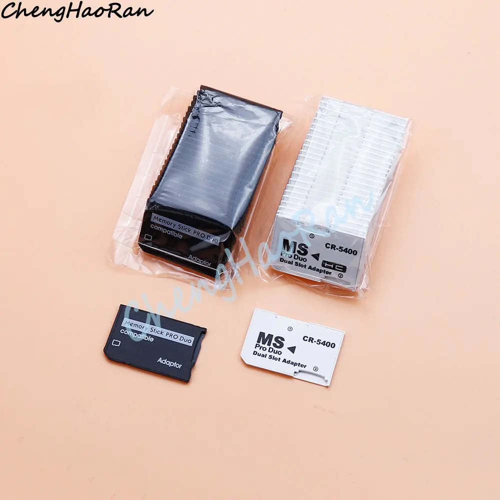 1 قطعة الذاكرة عصا برو الثنائي قارئ بطاقات ل PSP 1000 ل PSP 2000 ل PSP 3000 TF إلى MS بطاقة محول محول أجزاء الملحقات #4