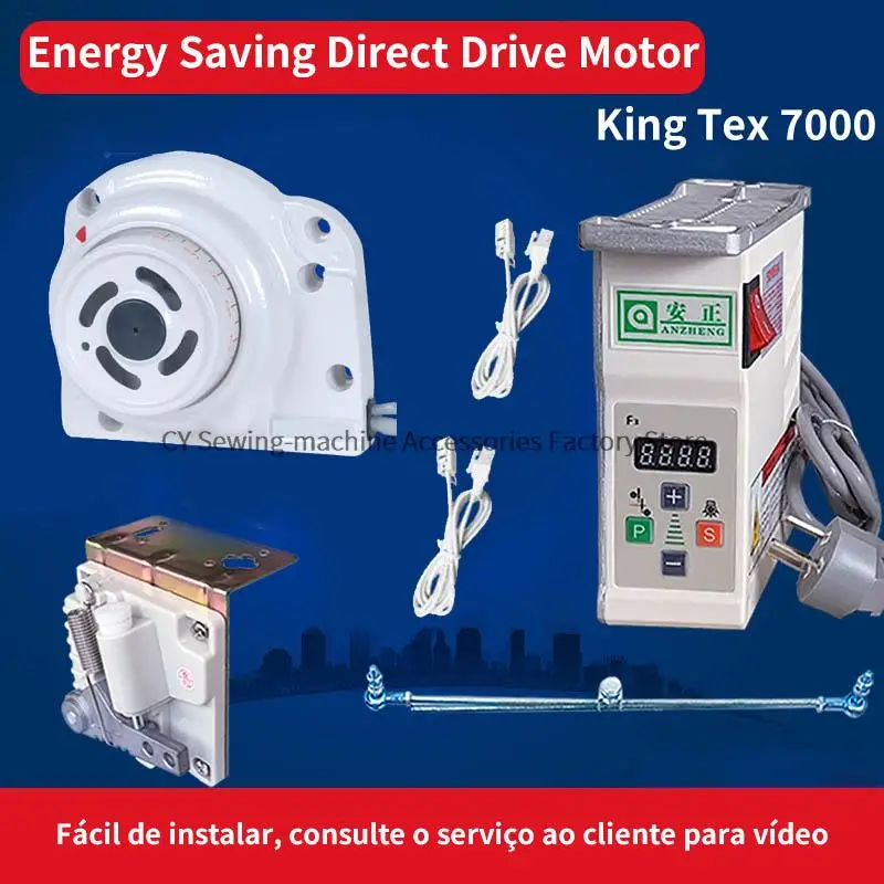 Energy Saving Direct Drive Motor Control Box for King Tex 7000 Industrial Overlock Brushless Ac Servo Motor Mute Save Power