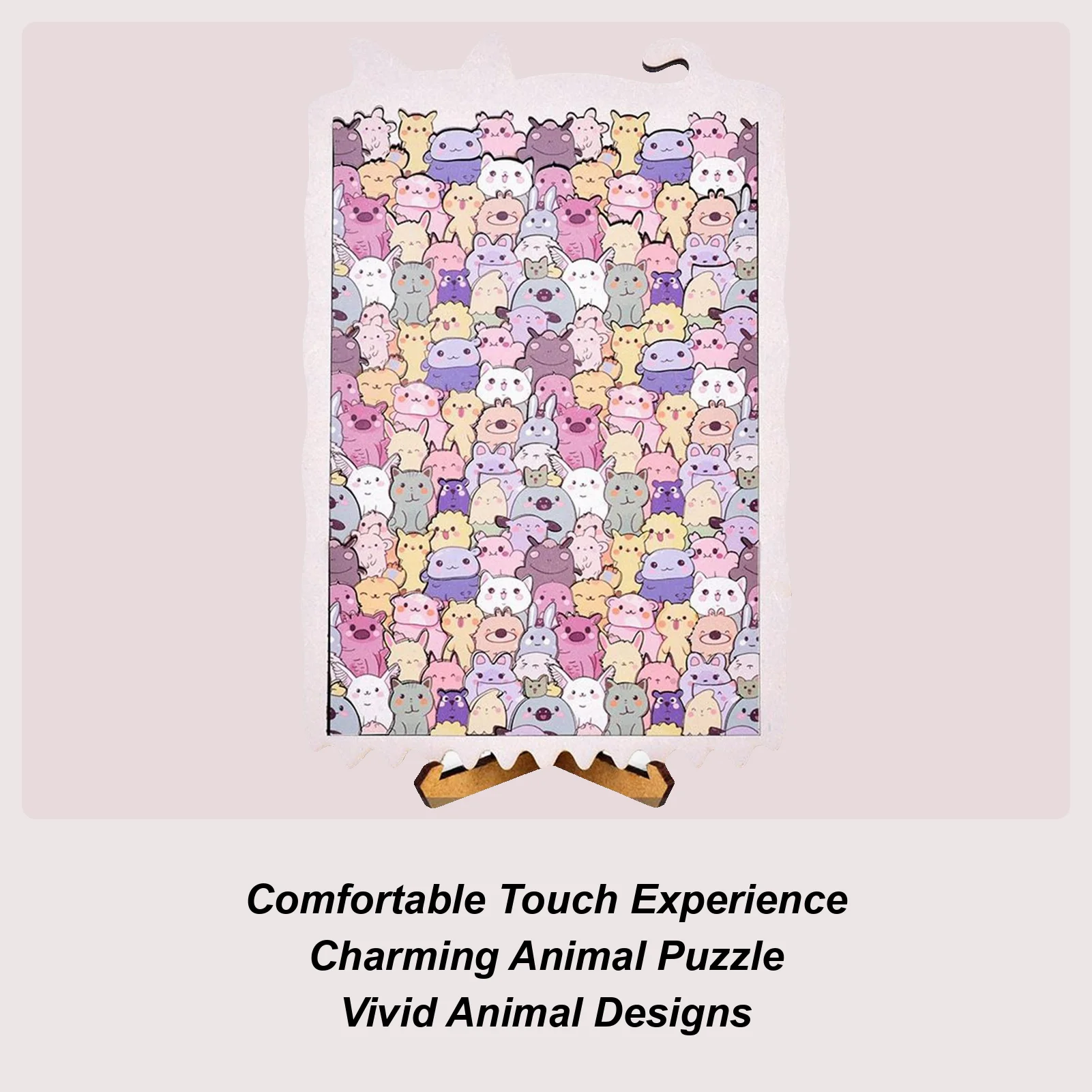 Rompecabezas de animales, rompecabezas de madera, decoración del hogar, decoración del hogar, rompecabezas de animales para adultos, adolescentes, coleccionistas, reuniones familiares, juego nocturno