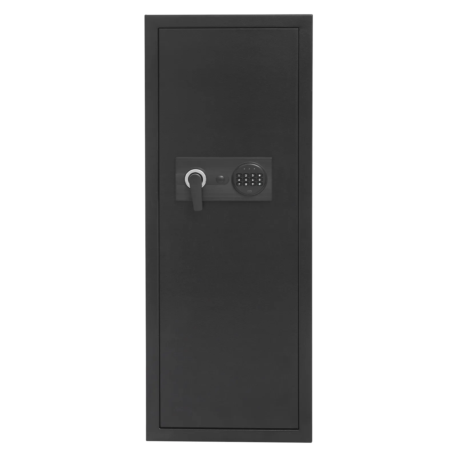 Armoire de sécurité moderne en acier renforcé, mur caché, 14,57 x 3,94 x 39,37 pouces, avec 2 clés