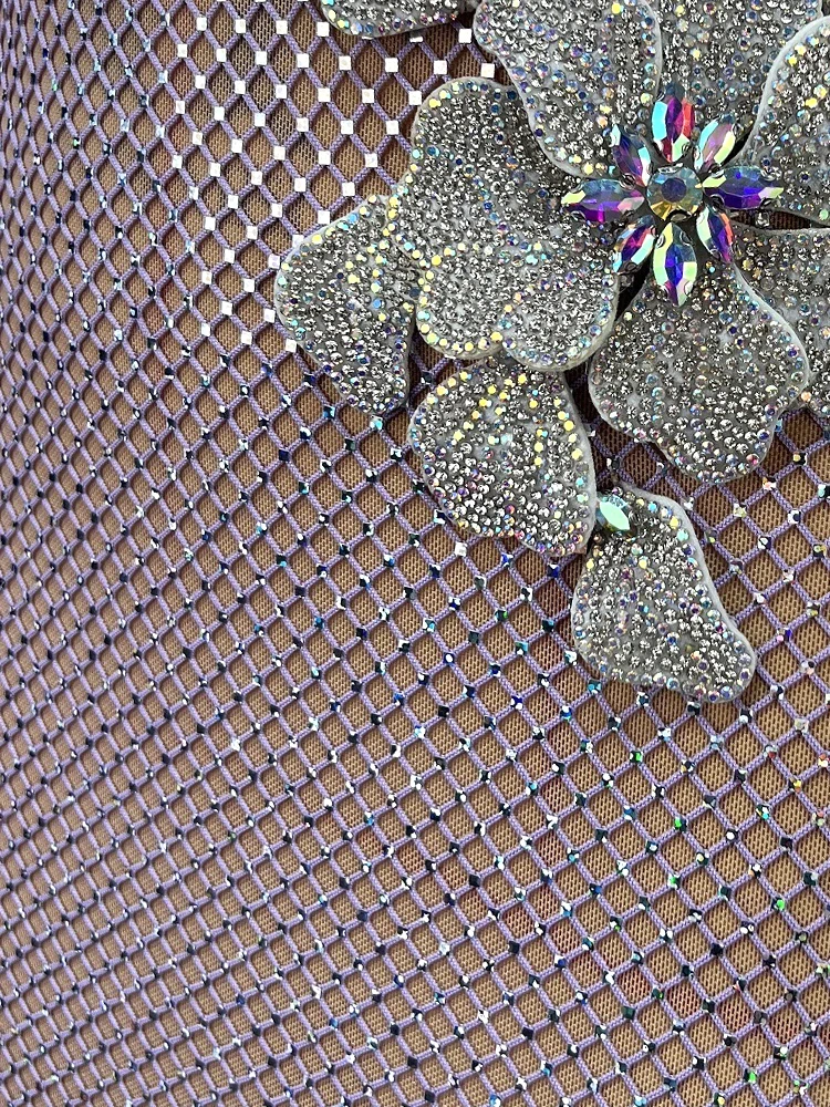 VC Luxury Crystal-Embellished Strapless Maxi Dresses with Sheer Illusion and Draped Detailing – Hollowed Out Formal Long Dress