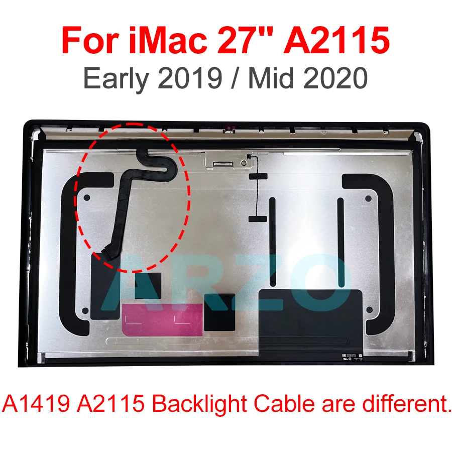 iMac 27インチ 5K Mid2019 LCD Display Panel 661-03255) LCD Display, 5K Retina - iMac 27″ A1419 (Late 2015)