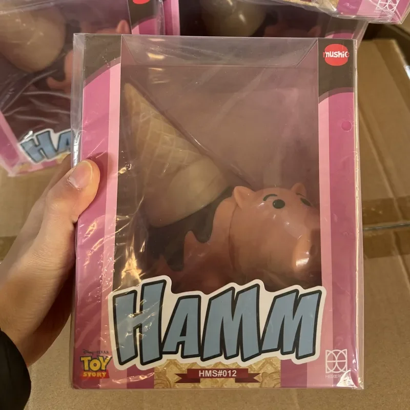 

Herocross Disney Toy Story Ham Pig Ice Cream Original Brand New Unopened Box Anime Figurecute Pig Decoration Toys Kids Gift