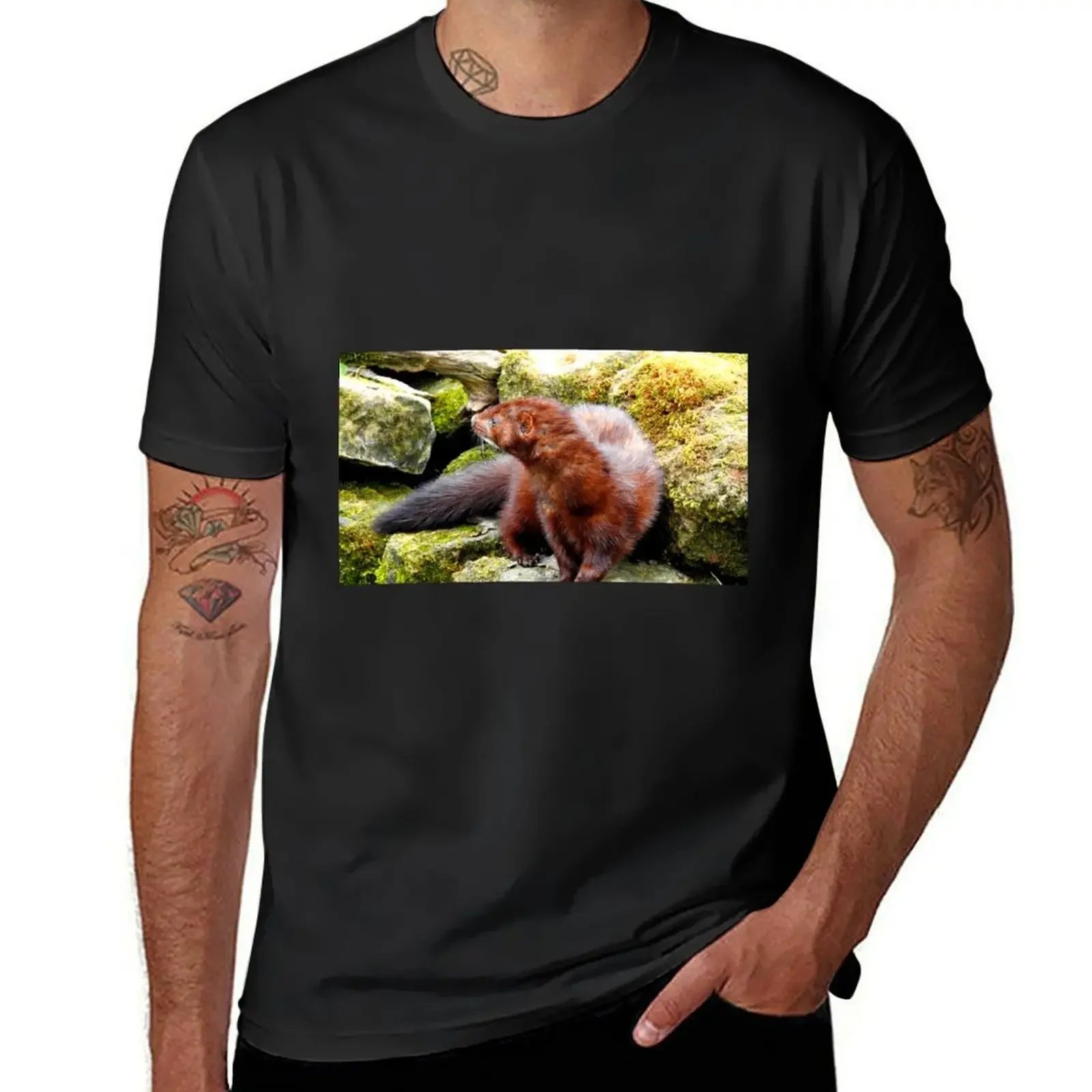 

American Mink T-Shirt cute tops oversized graphic tee mens graphic t-shirts pack