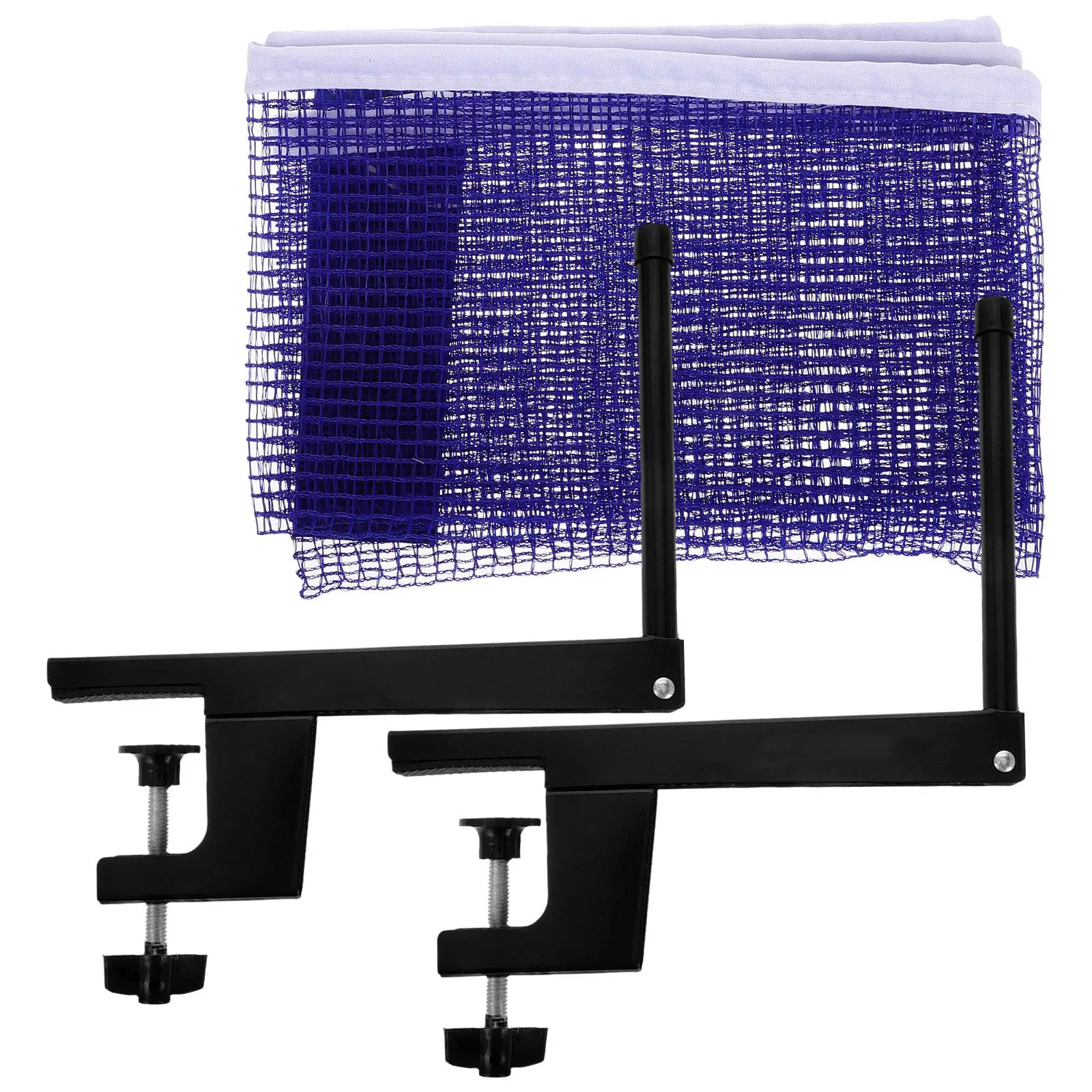 

Universal Portable Table Tennis Net and Post Set Elastic Mesh Design for Any Standard Table Enhanced Ball Control Game